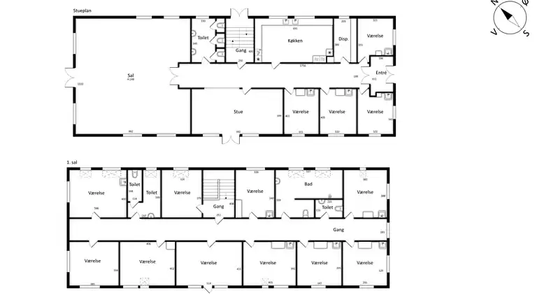 Hus til 40 personer ved Thy