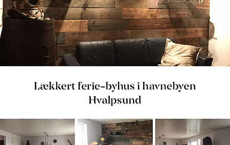 Superlækkert temahus i havnebyen Hvalpsund