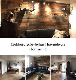 Superlækkert temahus i havnebyen Hvalpsund