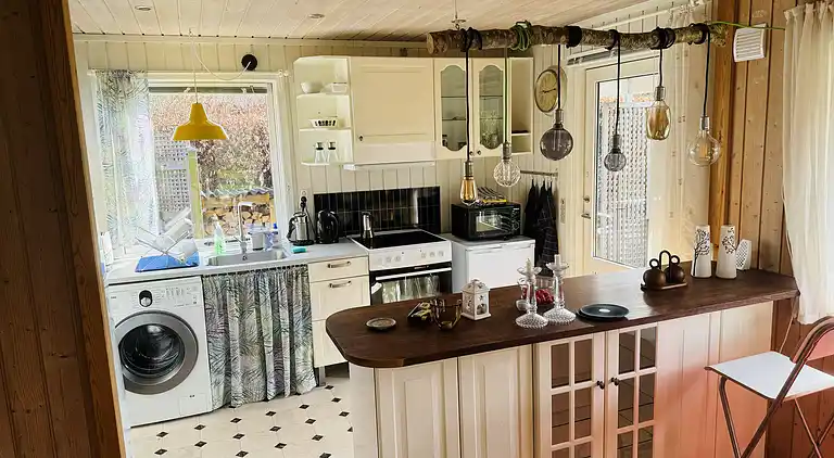 Idyllisches Ferienhaus in Strandnähe