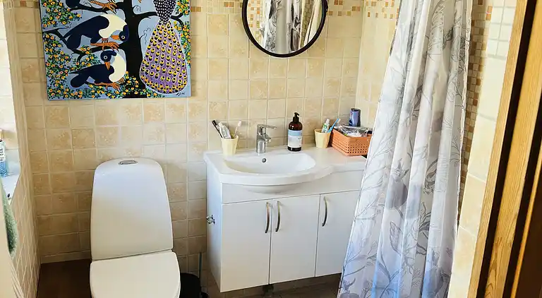 Idyllisches Ferienhaus in Strandnähe