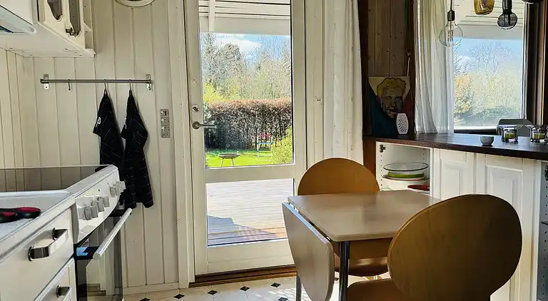 Idyllisches Ferienhaus in Strandnähe