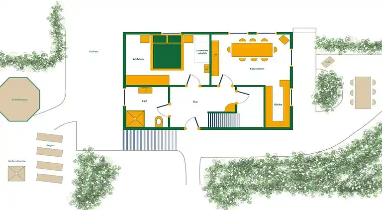 Ferienhaus in Niedersalwey