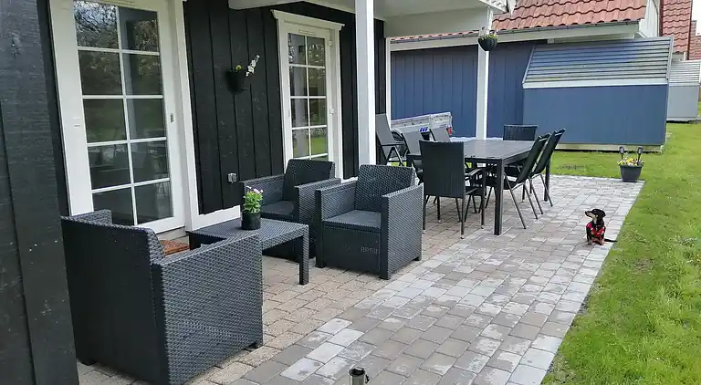 Ferienhaus mit Möglichkeit für Ruhe und Aktivität