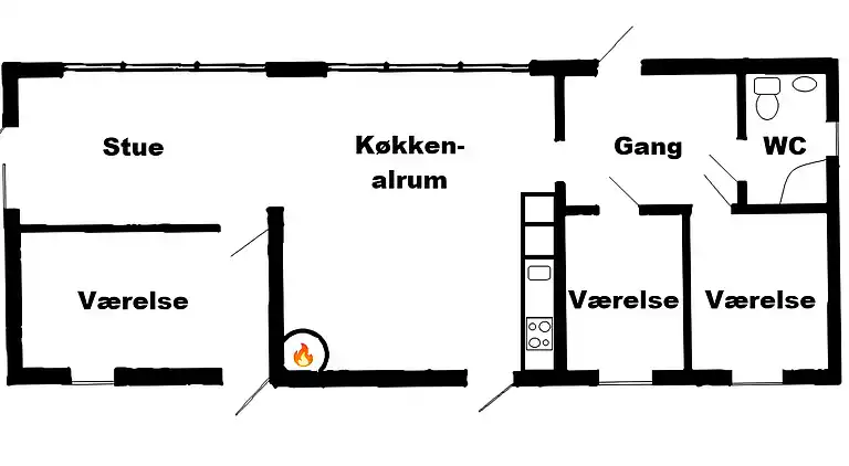 Hyggeligt sommerhus med fantastisk udsigt!
