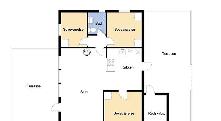 Sommerhus ved Vrist Strand