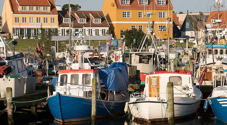 Hyggelig, renoveret  perle ved Rågeleje strand.