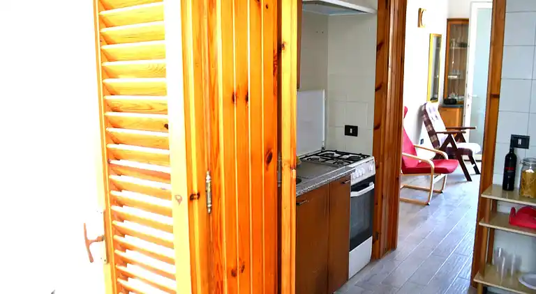 Taki-Ferienhaus im ersten Stock mit zwei Badezimmern in San