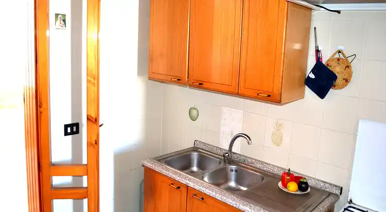 Taki-Ferienhaus im ersten Stock mit zwei Badezimmern in San