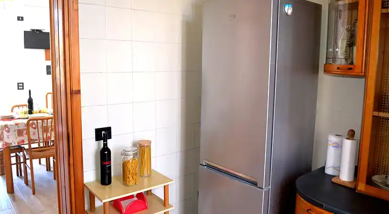 Taki-Ferienhaus im ersten Stock mit zwei Badezimmern in San