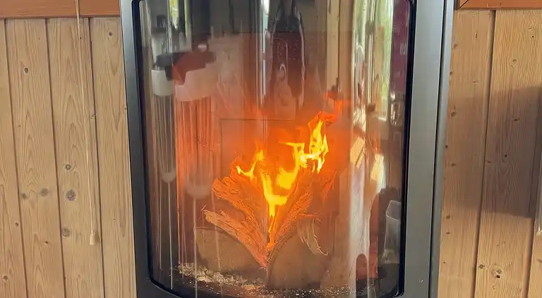 Idyllisches Ferienhaus in Strandnähe