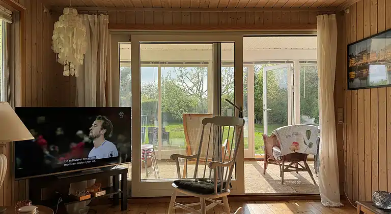 Idyllisches Ferienhaus in Strandnähe