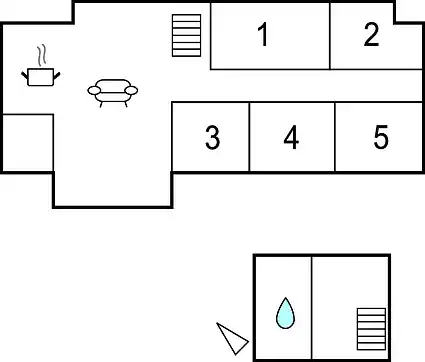Große Ferienwohnung mit Meerblick in Strandnähe