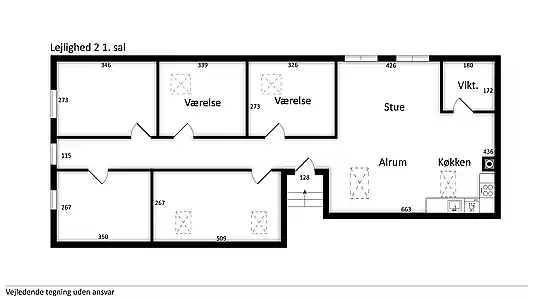 Große Ferienwohnung mit Meerblick in Strandnähe