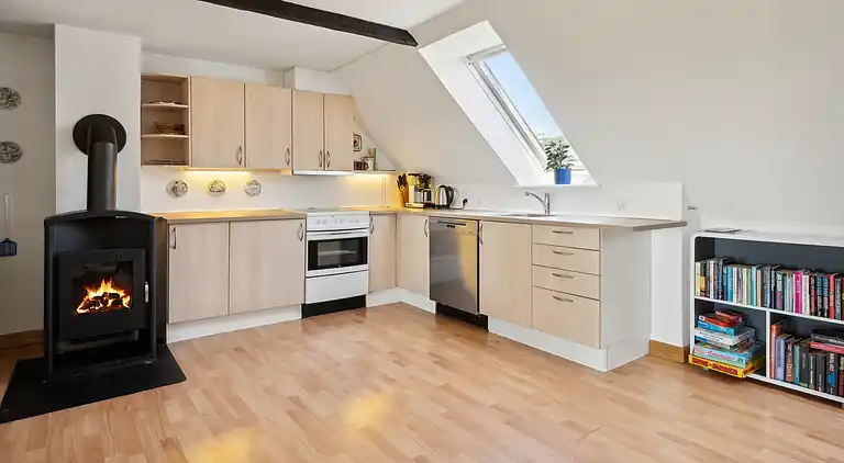 Große Ferienwohnung mit Meerblick in Strandnähe