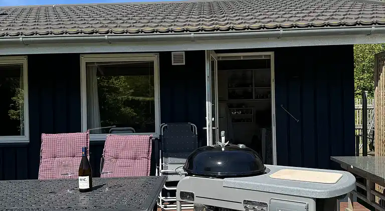 Idyllisches Ferienhaus in Strandnähe