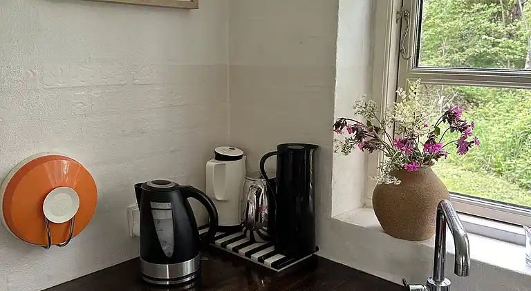 Gemütliches, reetgedecktes Ferienhaus-ladestation