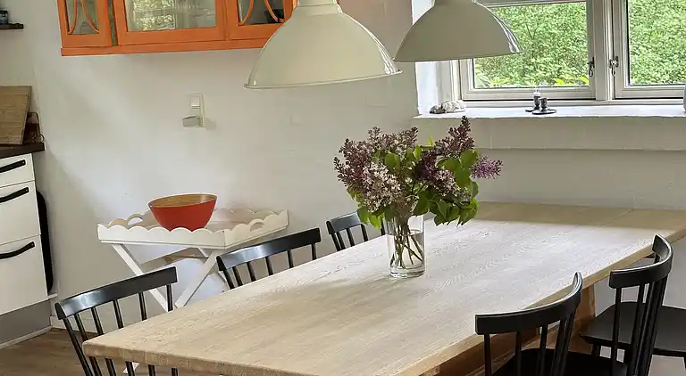 Gemütliches, reetgedecktes Ferienhaus-ladestation