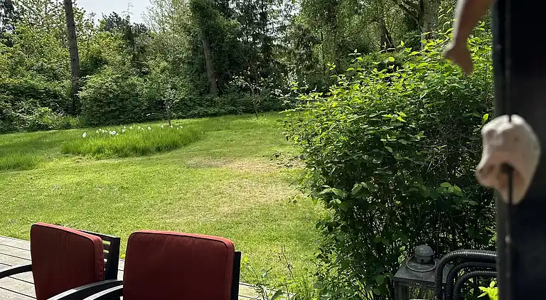 Gemütliches, reetgedecktes Ferienhaus-ladestation