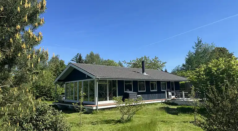 Idyllisches Ferienhaus in Strandnähe