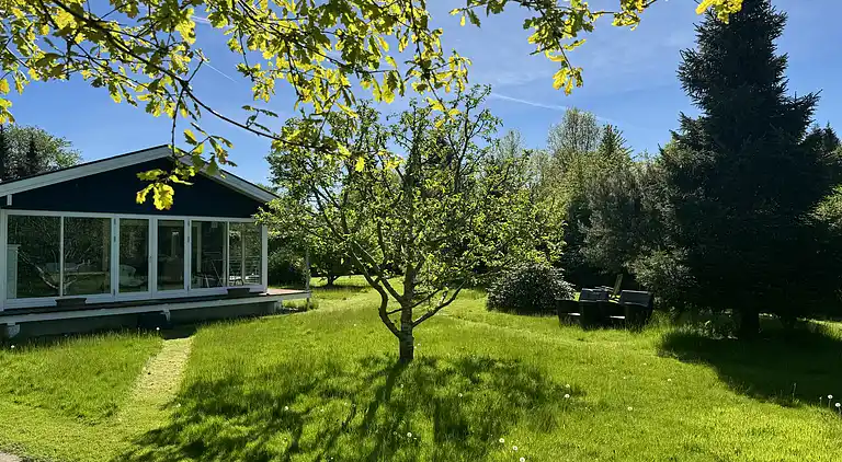 Idyllisches Ferienhaus in Strandnähe