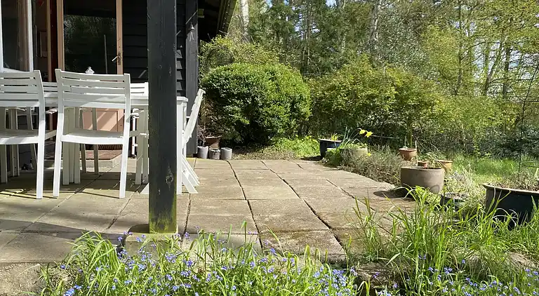 Sommerhus ved Veddinge i hyggelig 70’er stil