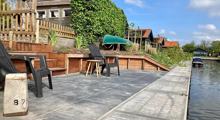 4 Personen Chalet Ufergrundstück, mit Parkplatz und eigenem