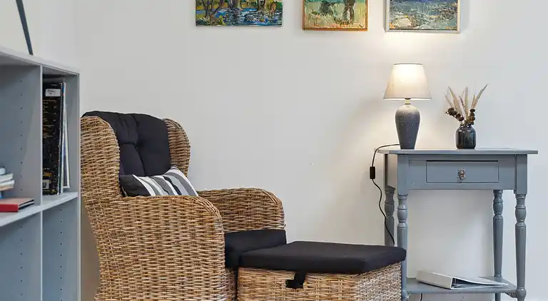 Skønt sommerhus i privat have tæt på stranden