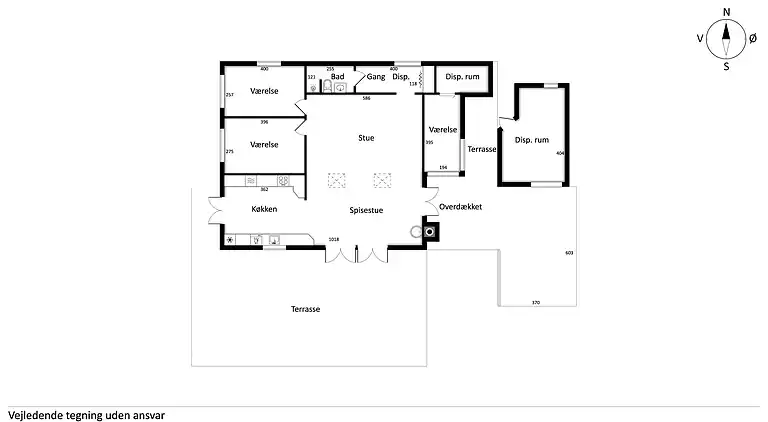 Skønt sommerhus i privat have tæt på stranden