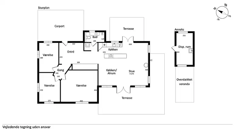 Geräumiges Ferienhaus mit Pool.