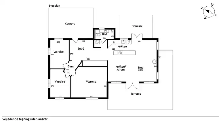 Geräumiges Ferienhaus mit Pool.