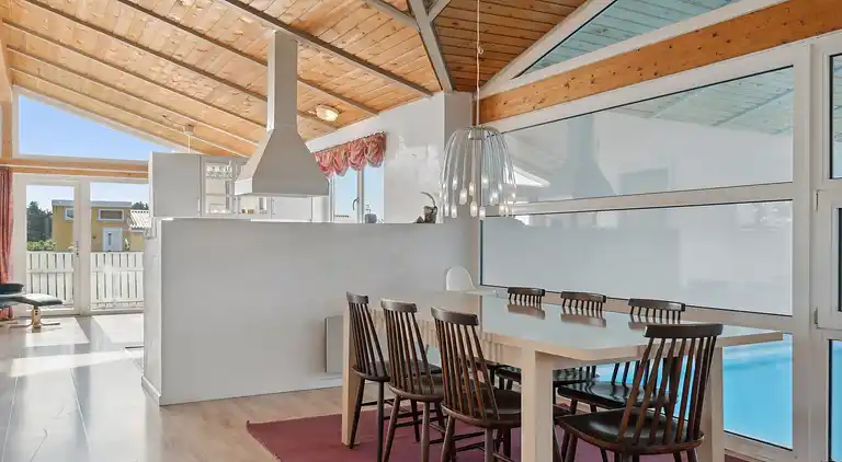 Pool house close to the coast