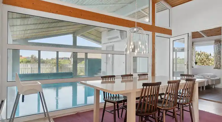 Pool house close to the coast