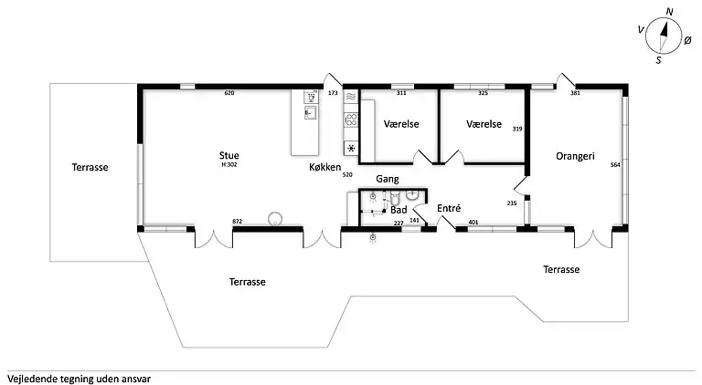Skønt og stort sommerhus nær ved Roskilde Fjord