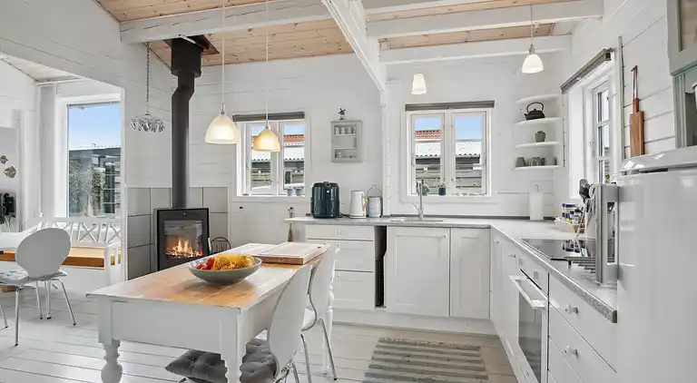 Ferienhaus in Strandnähe + Restaurants