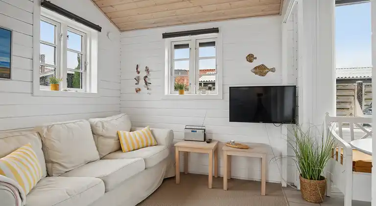 Ferienhaus in Strandnähe + Restaurants