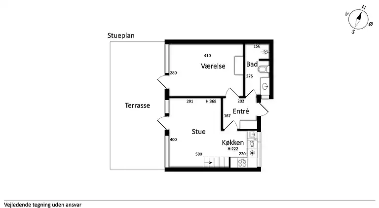 Charmerende ferielejlighed, tæt ved Østersøen
