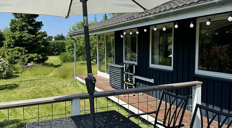 Idyllisches Ferienhaus in Strandnähe