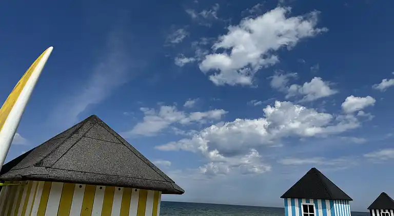 Idyllisches Ferienhaus in Strandnähe