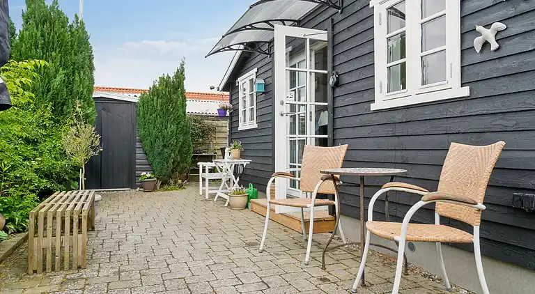 Ferienhaus in Strandnähe + Restaurants