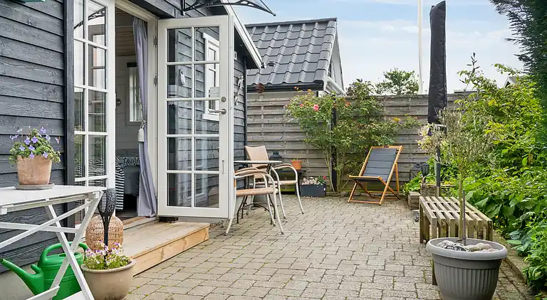 Ferienhaus in Strandnähe + Restaurants