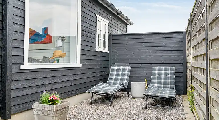 Ferienhaus in Strandnähe + Restaurants