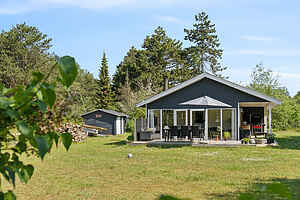 Vackert renoverat sommarhus.