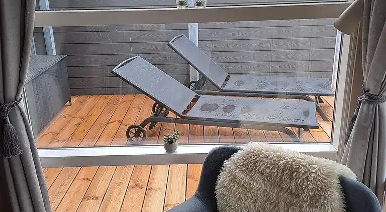 Hyggeligt sommerhus i rolige omgivelser.