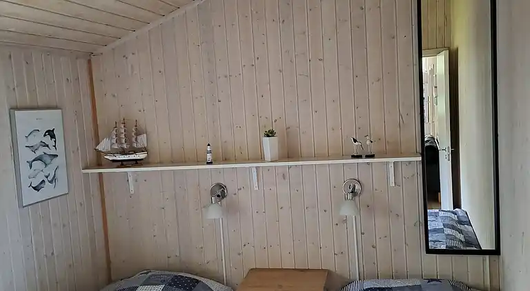 Hyggeligt sommerhus i rolige omgivelser.