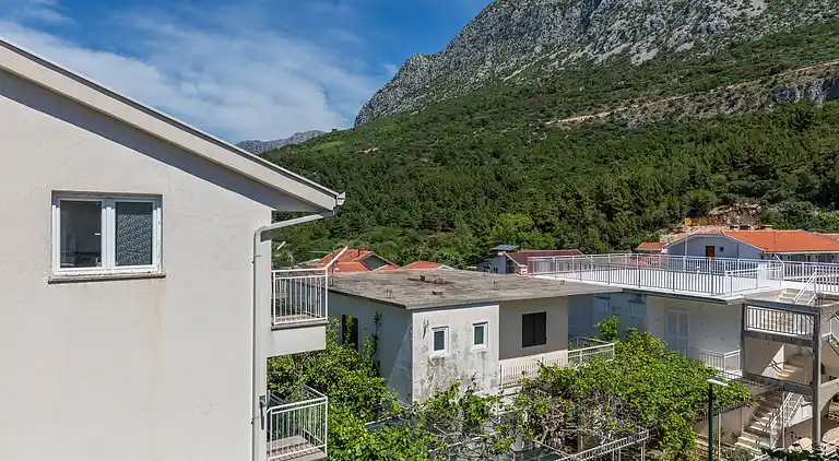 3-Zimmer-Ferienwohnung mit Balkon und Meerblick Podaca,