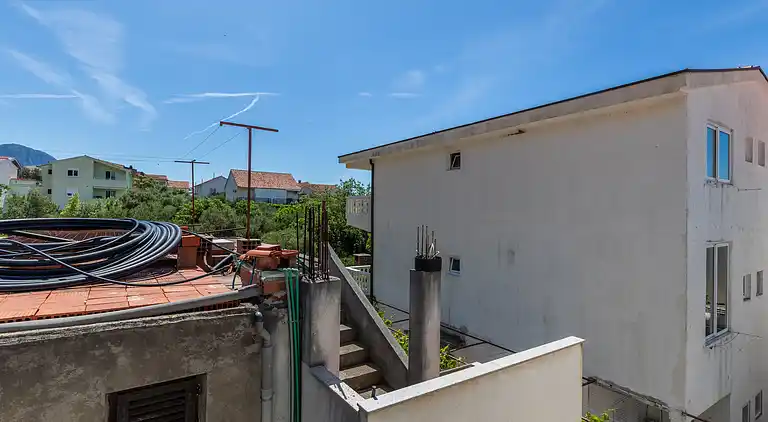 3-Zimmer-Ferienwohnung mit Balkon und Meerblick Podaca,