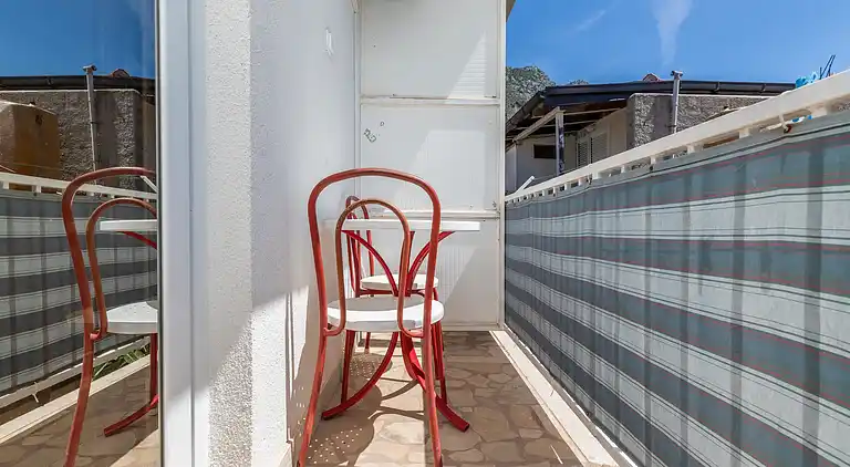 3-Zimmer-Ferienwohnung mit Balkon und Meerblick Podaca,