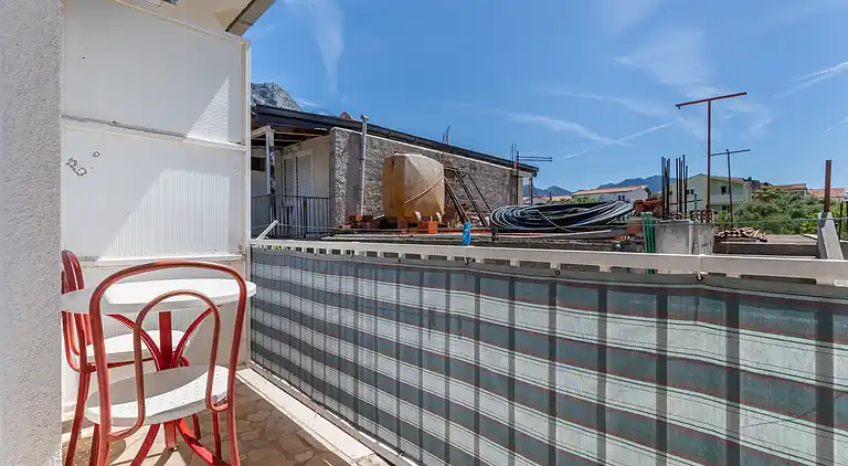 3-Zimmer-Ferienwohnung mit Balkon und Meerblick Podaca,