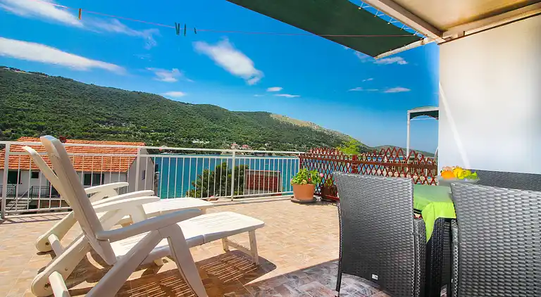 Studio Appartement am Strand Grebastica, Sibenik (AS-480-a)